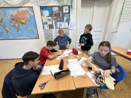 Projektový den u páťáků v céčku - Člověk a lidské tělo