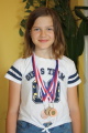 Mimoškolní atletické úspěchy - Sofie Cibulková si přivezla několik medailí